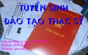 TUYỂN SINH ĐÀO TẠO THẠC SỸ