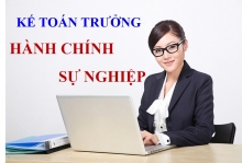 KẾ TOÁN TRƯỞNG HÀNH CHÍNH SỰ NGHIỆP